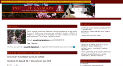 Desktop Screenshot of institut-karmapa.net